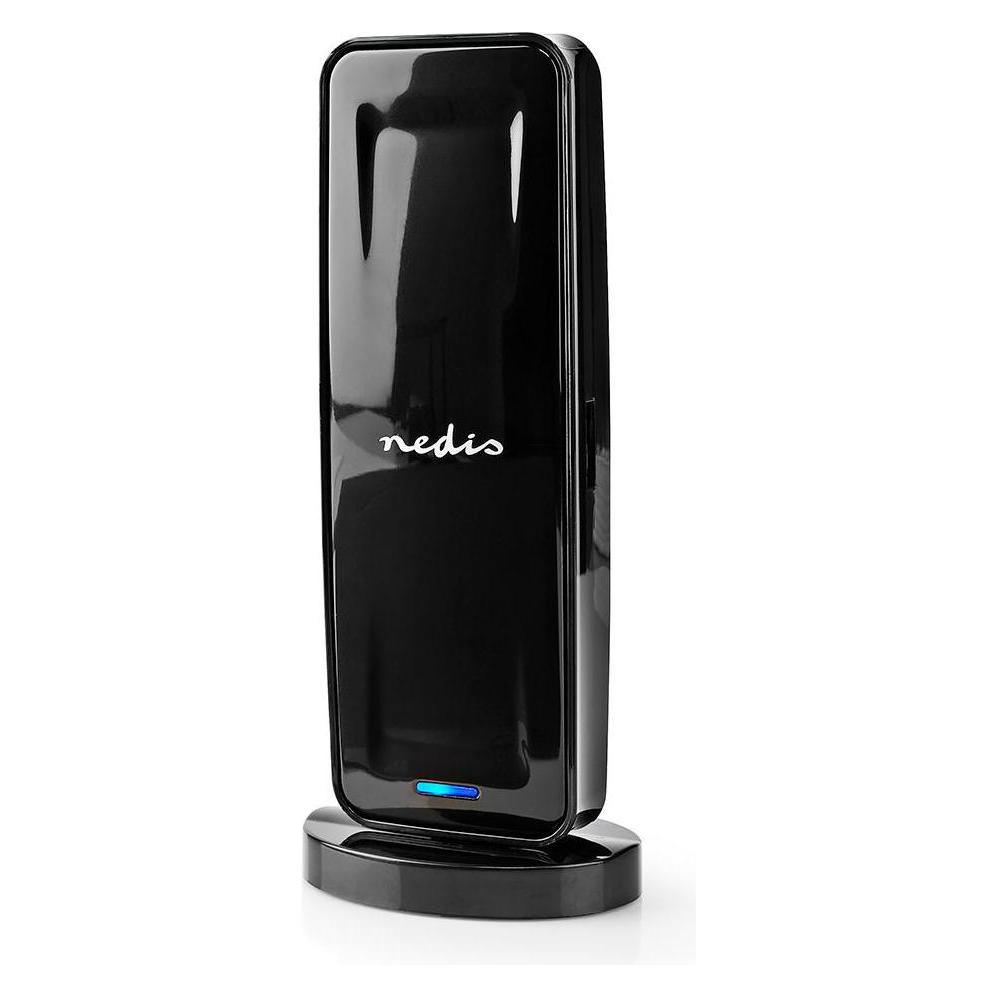 Nedis Innenantenne Aktiv FM/UHF/VHF Empfangsbereich: 0-15 km LTE700 Verstärkung dBi (bei Antennenkab (Zimmerantenne, 28 dB, DVB-T / -T2) (ANIR1504BK700)
