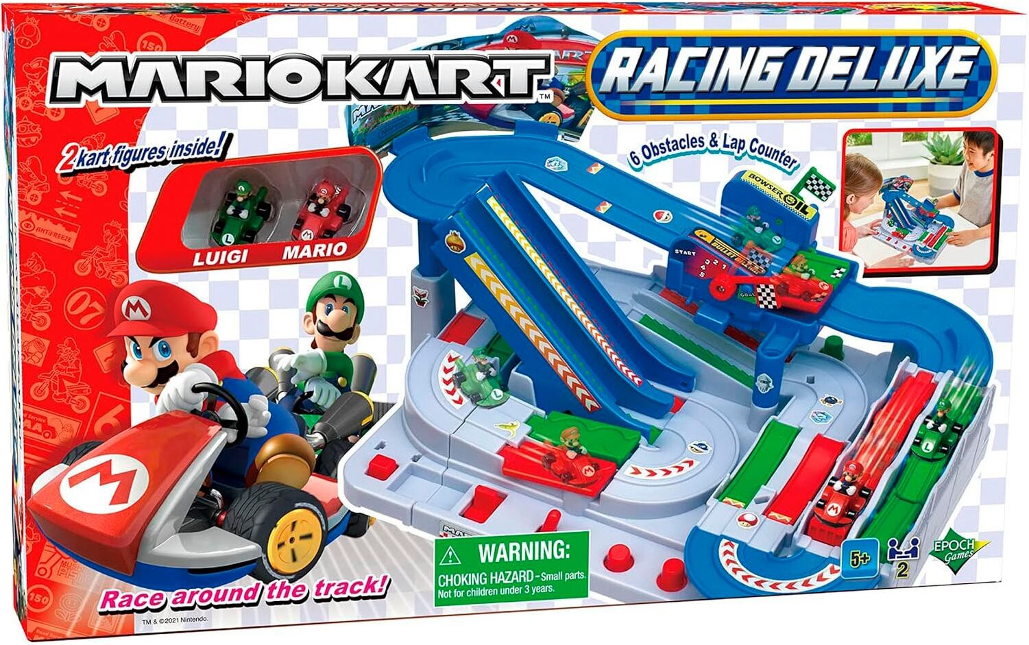 Spiel EPOCH GAMES "Super Mario™ Kart Racing DX", bunt, Spiele, Kinder, Spiel