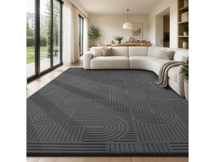 Sour Lemon Teppich, Wohnzimmer, Schlafzimmer, groß, 200 x 300 cm, waschbar Flauschiger Teppich, niedriger Flor, rutschfest, weich, zottelig, dicker Nachttisch, große Teppiche für Kinderzimmer, modern