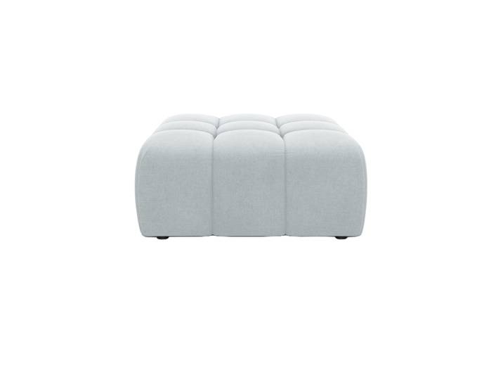 Design Sitzpouf „Hawaii“ Strukturstoff Hellgrau chosen by Bloomingloft