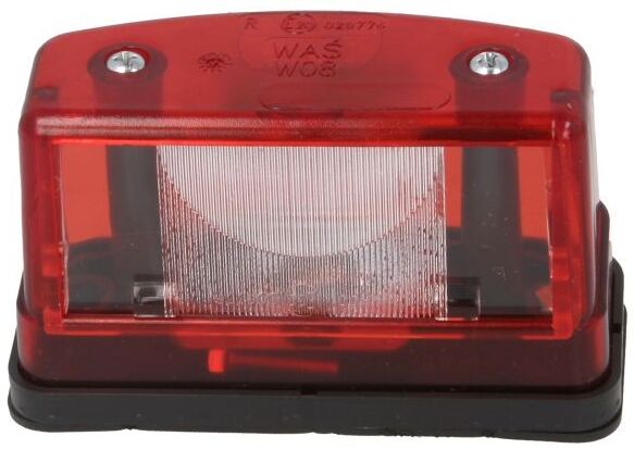 WAS 25 Lens, licence plate light