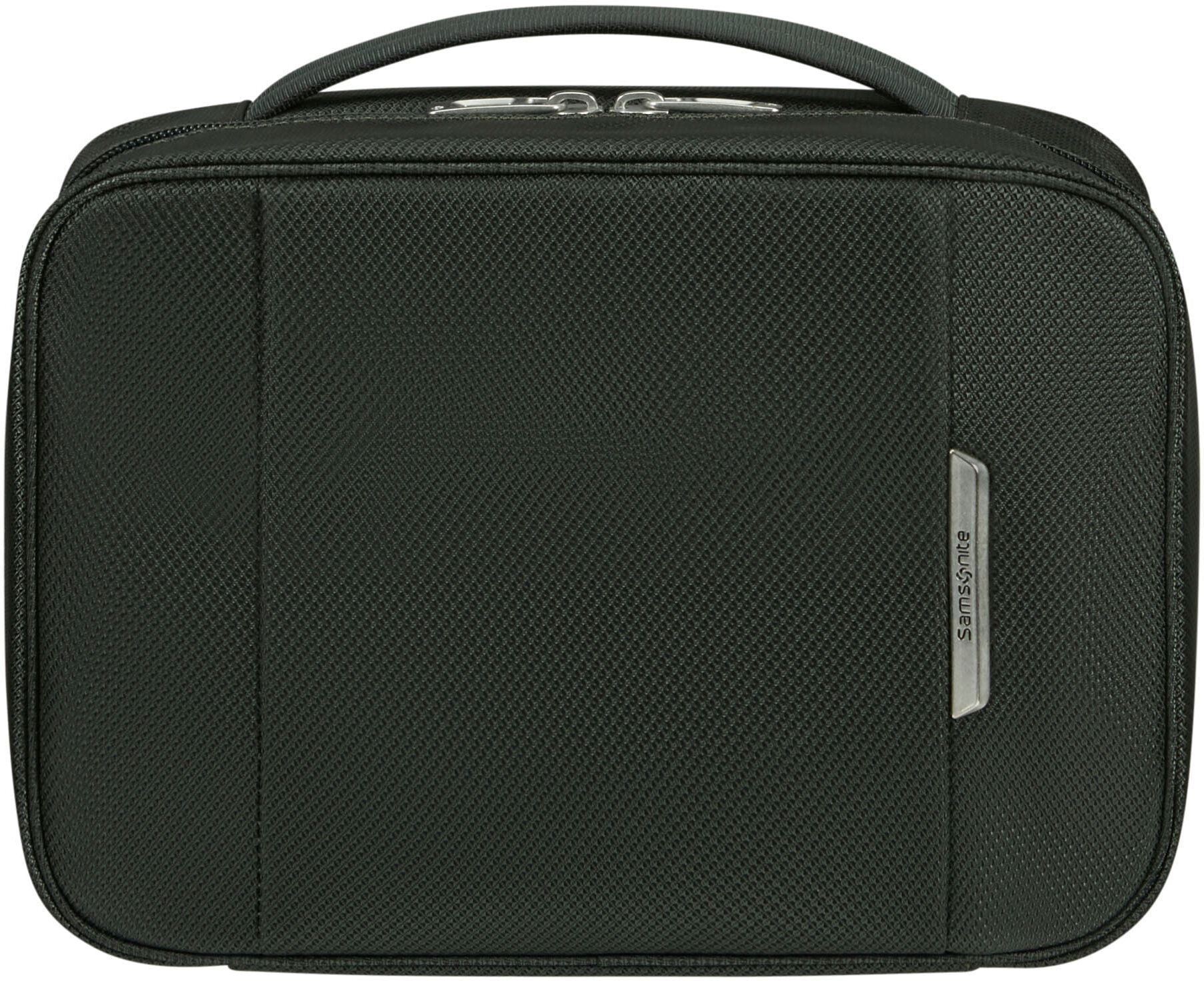 Kulturbeutel SAMSONITE "RESPARK Toilet Kit, 25 cm", Gr. B/H/T: 25cm x 17cm x 11cm, grün (forest grün), Polyester, Taschen Kulturbeutel, Beauty-Bag Beautybox Schminketui Kosmetikbox