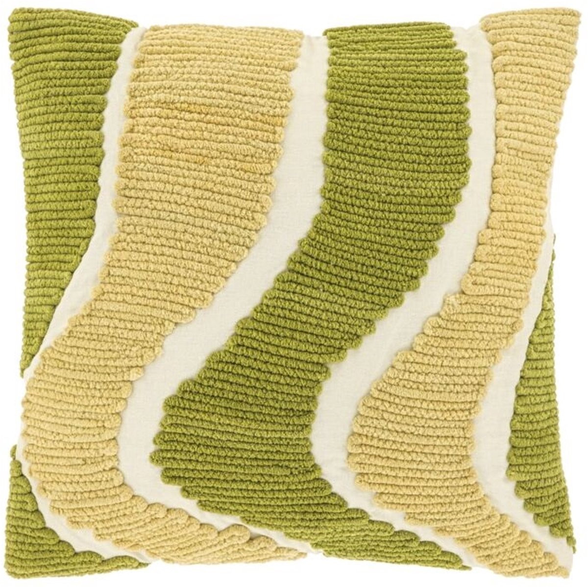 Unique Living Sierkussen Charly Moss Green 45 x 45 cm