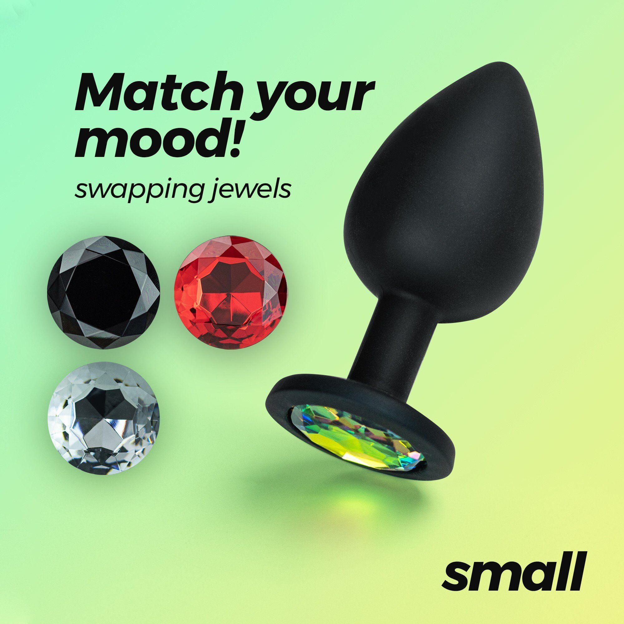 CRUSHIOUS Plug Anal Camileo 4 Bijoux Interchangeables Ø 2,7 cm