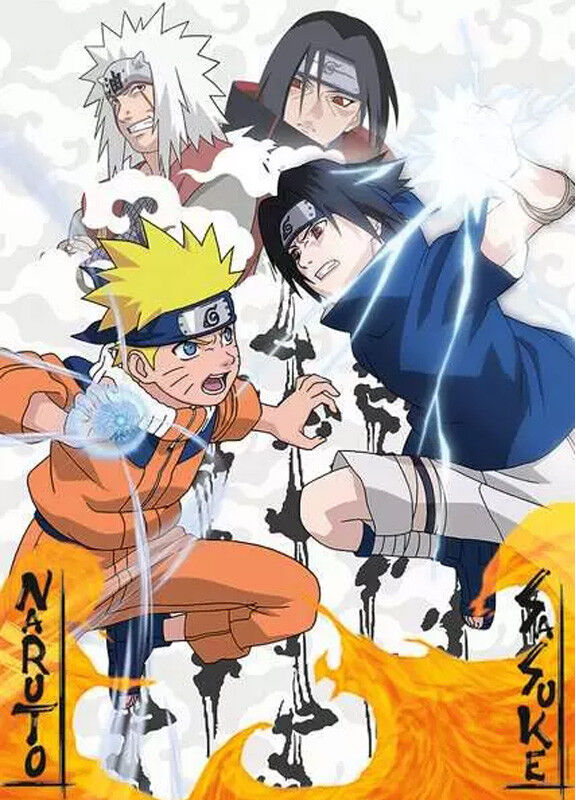 Nathan Puzzles Adultes 1000 pièces - Naruto vs. Sasuke