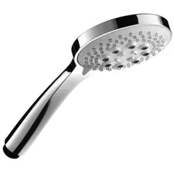 Herzbach Living Spa Handbrause 11.675400.1.01 Brausekopf 100mm, mit Clean-Effekt, chrom