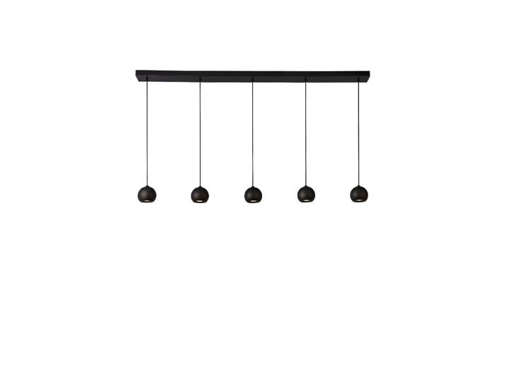 Dimmbare Design Hängelampe „Eindhoven“ Schwarz Searchlight