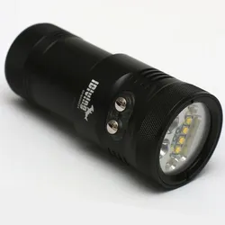 iDiving Tauchlampe 5000 Lumen mit Rot & UV-Licht #