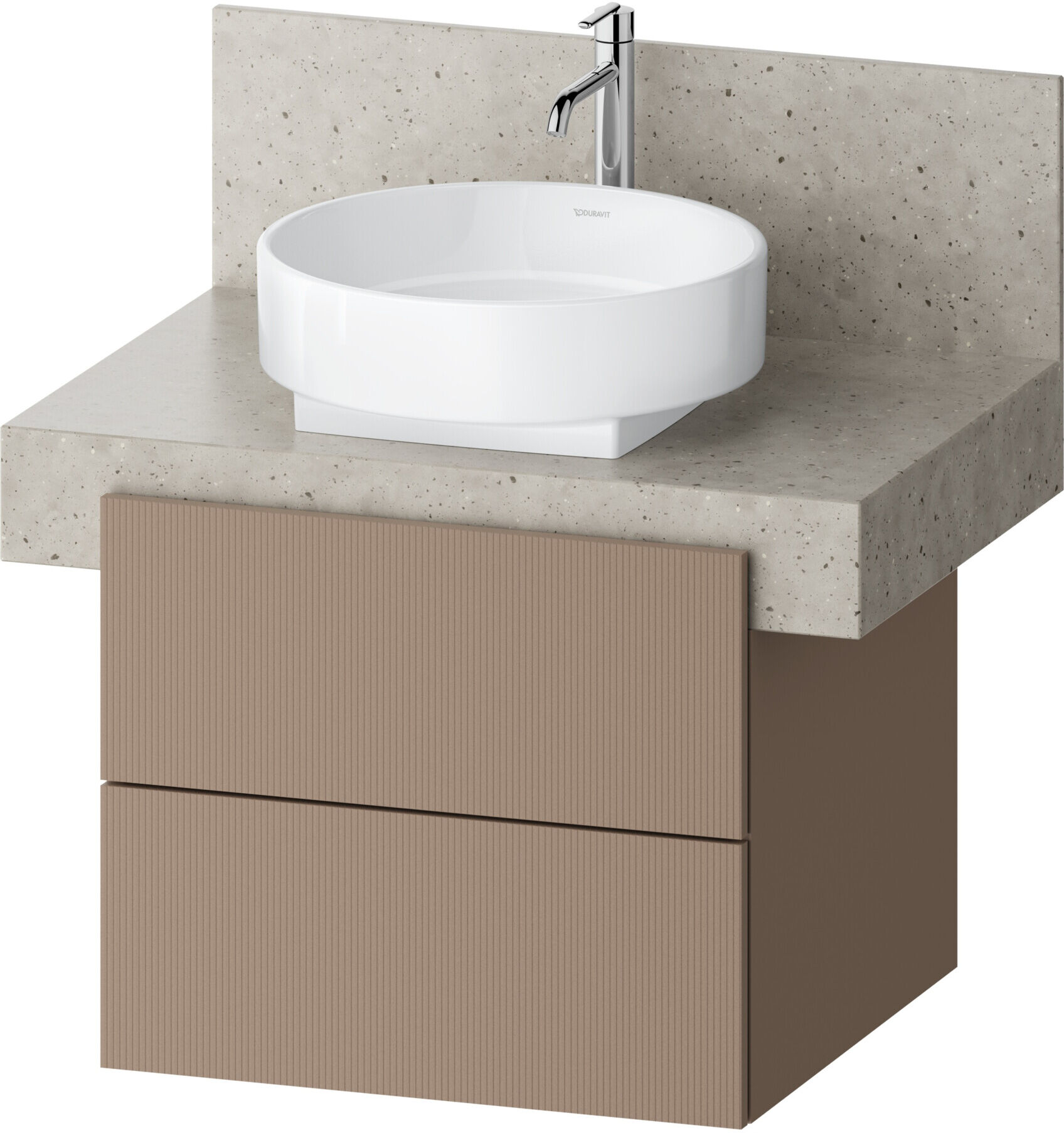 Duravit Waschtischunterschrank Balcoon 60x57x52,2cm, umb strukt., 2 Schubkästen (BA50320JFIF0000)