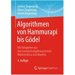 Algorithmen von Hammurapi bis Gödel, Fachbücher von Jochen Ziegenbalg, Oliver Ziegenbalg, Bernd Ziegenbalg