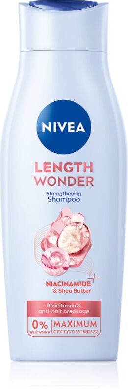 NIVEA Length Wonder shampoing fortifiant anti-pointes fourchues 400 ml