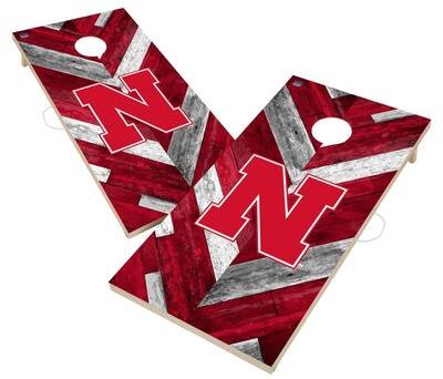 Skip's Garage Nebraska Cornhuskers Cornhole Board Set