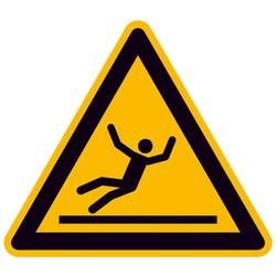 SAFETYMARKING Warnschild Rutschgefahr Aluminium 20 mm ISO 7010 1 St. 11.A8172
