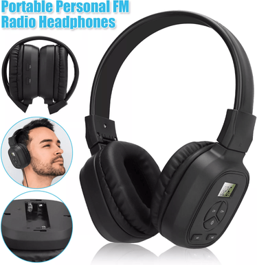 USA Free Shipping Shop Portable FM Radio Wireless Headphones Over Ear Stereo Foldable Headset Receiver Portable FM Radio Wireless Headphones Over Ear Stereo Foldable Headset Receiver