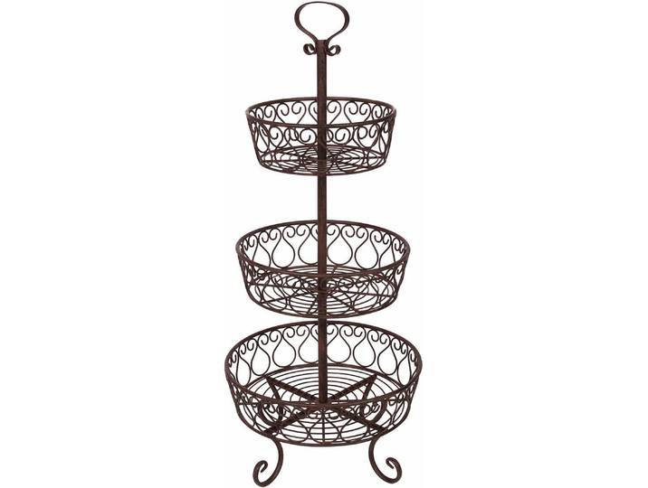 Dekoschale AMBIENTE HAUS Antik II , braun, B:35cm H:80cm T:35cm, Eisen, Dekoschalen, Dekoschale
