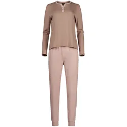 Huber Damen Pyjama Night Basic Selection 1er Pack