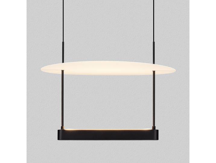Pendelleuchte Diona Typ A 40 x 40cm Schwarz/Schwarz Kabel ABS, Fassung ABS, Baldachin Aluminium, Gehäuse Leuchte Aluminium Nicht austauschbare