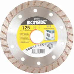 Ironside, Sägeblatt, Diamant-Trennscheiben Turbo 1000, Rand geschl. 125mm 2,2/6mm