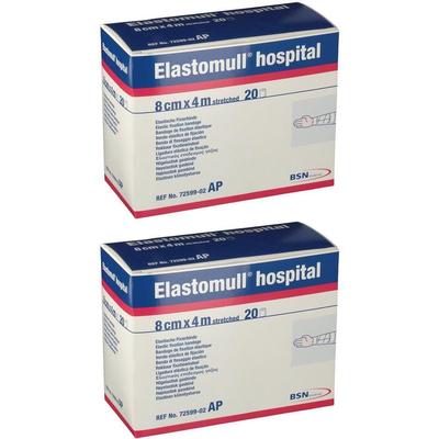 Elastomull hospital 8 cmx4 m elast.Fixierb.weiß 2x 2x20 St Binden