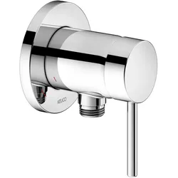 KEUCO IXMO Soft Einhebel-Brausemischer mit Schlauchanschluss, Rosette rund, 59552010201, Farbe: Verchromt