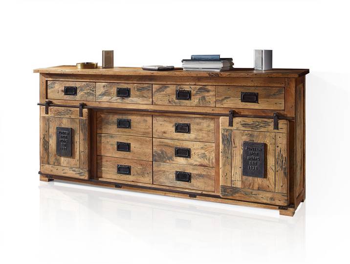 BRISTOL Sideboard IV, Material Massivholz, Mango rustikal