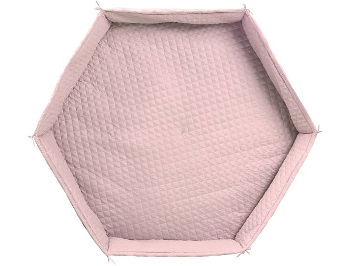 Laufgittereinlage ROBA Style, 6-eckig , lila (mauve, mauve), Obermaterial: 100% Polyester. Füllung: 100% Polyester, Bettnestchen, Laufgittereinlage