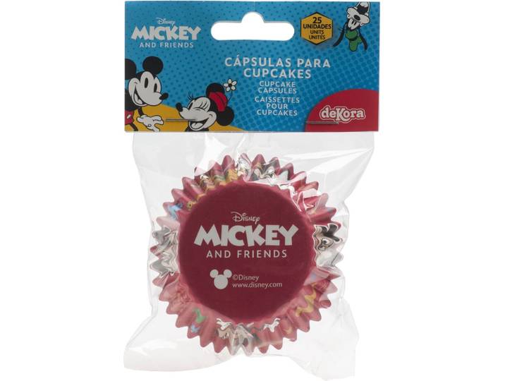 Dekora Baking Cups - Disney Mickey Mouse - pk/25 - Cupcake Vormpjes