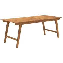 vidaXL, Gartentisch + Balkontisch, Christine (200 x 90 x 75 cm)