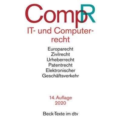 IT- und Computerrecht - CompR, Taschenbuch von Jochen Schneider, dtv, 978-3-406-74749-6