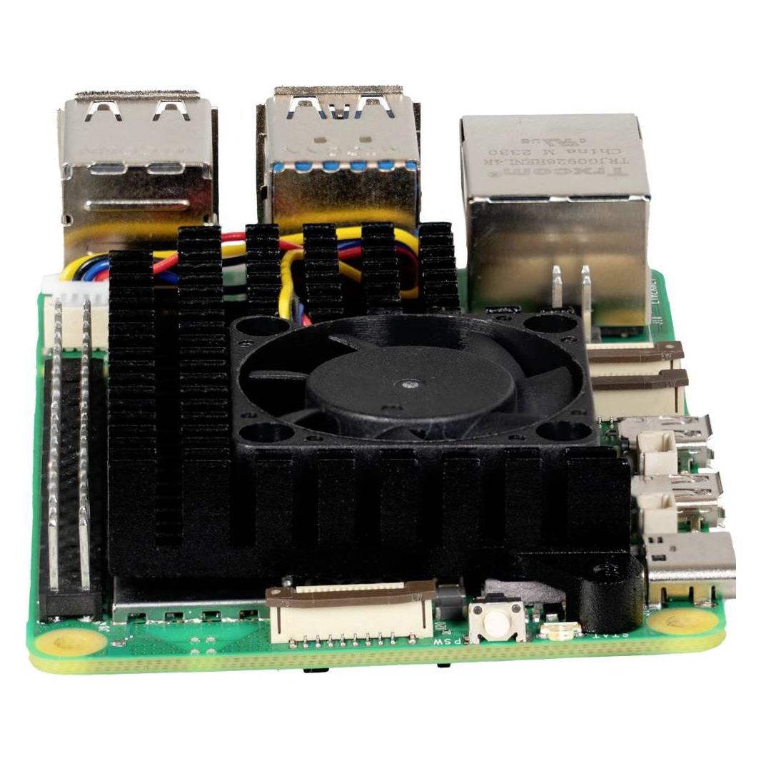 Joy-it RB-heatsink5 Kühlkörper-Set Schwarz (RB-heatsink5)