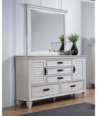 Coaster Franco 5-drawer Dresser Distressed White