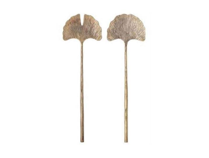 Salatbesteck BLOOMINGVILLE Lyas, Messing, 2-teilig , gold (messing), Metall, Kochbesteck-Sets, Salatbesteck