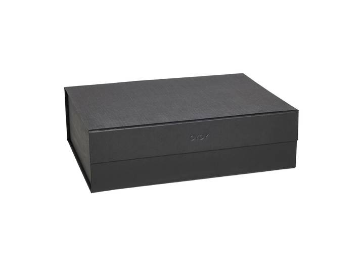 OYOY - Hako Aufbewahrungsbox, 45 x 33 cm, schwarz
