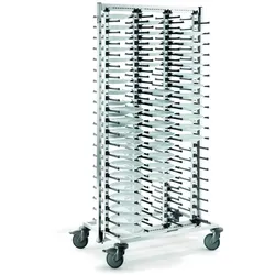 B.PRO SERVISTAR Gastro 120 mit Kunststoff-Rollen, Selbstmontage