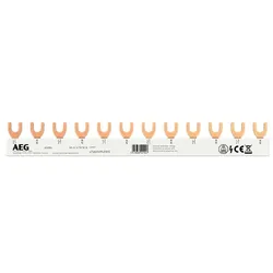 AEG BAE-G4/12/10N Sammelschiene 4-phasig, 10 mm2, 12 Pins 4TQA750194R1012 BAEG41210N