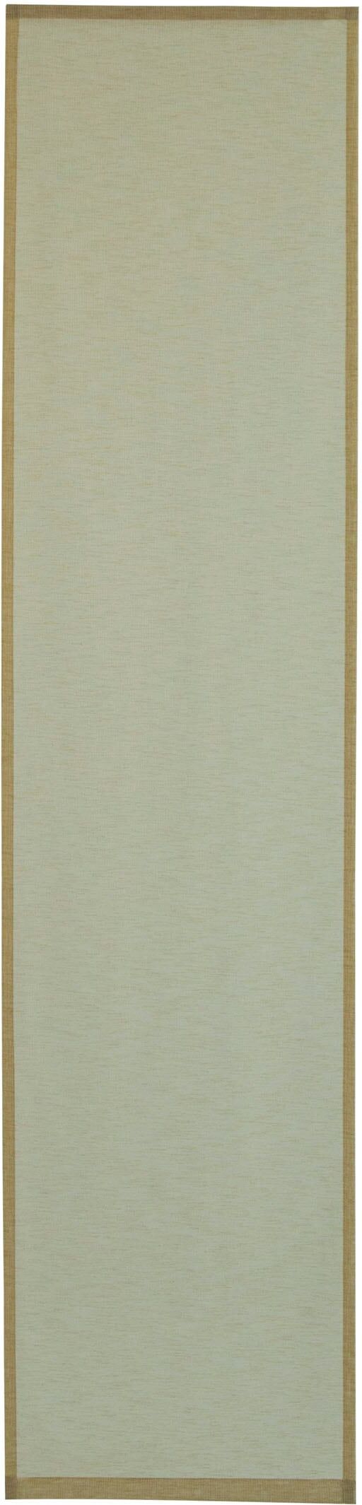 Schiebegardine HOMING "Faria" Gr. 1, gelb, B:60cm H:245cm, Polyester, Gardinen, Schiebegardine, Schiebevorhang Faria gelb 245cm, Klettband, 60cm
