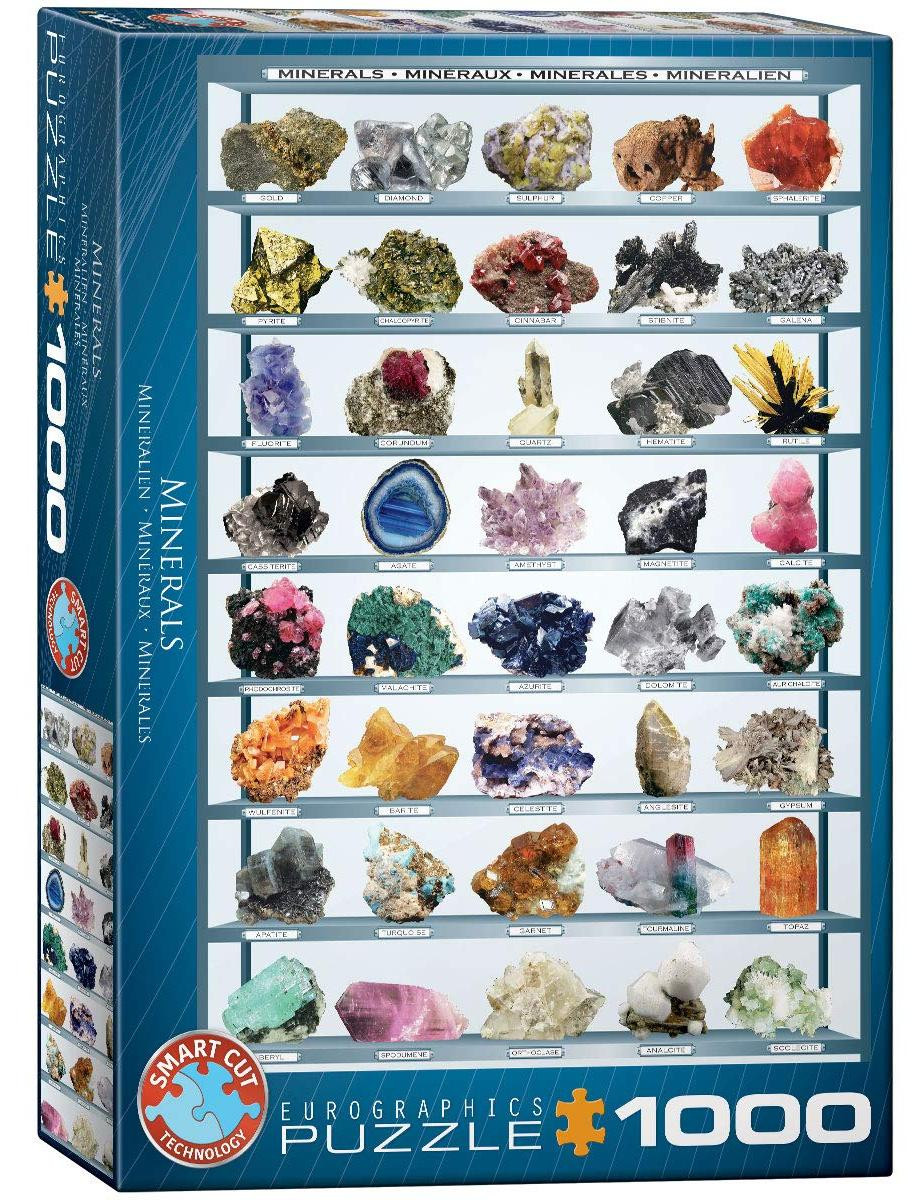 EuroGraphics Puzzel Mineralen Meerkleurig