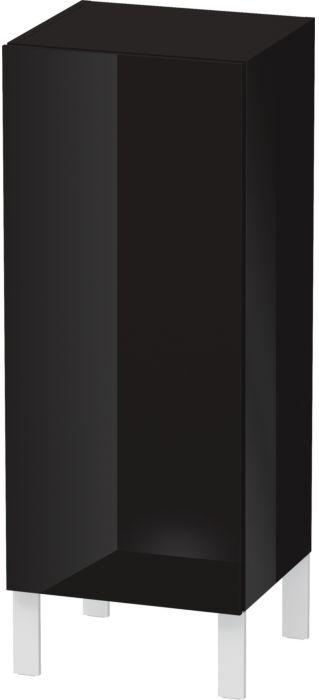 Duravit L-Cube Halbhochschrank LC1189L4040 individual, Tür links, schwarz hochglanz