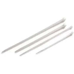 Kabelbinder Maße 430x4,8mm weiß TRANSPAK