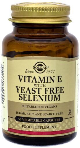 Solgar Vitamin E Selenium 50 Capsules