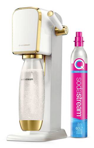 Sodastream Wassersprudler Gold, Weiß