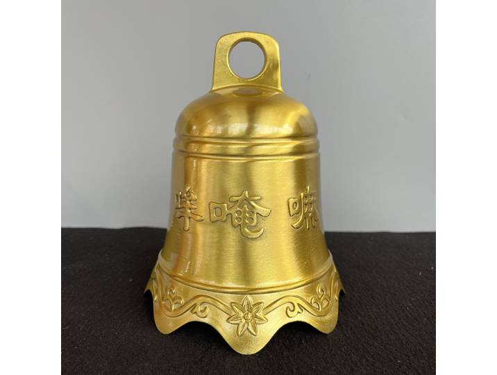 Cloche de bouddha mantra en laiton à Six caractères, carillon éolien suspendu, étude, Amass, ornements de richesse, maison de ville