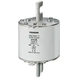 Siemens 3NC3242-1U SITOR-Sicherungseinsatz, mit geschlitzten Messerkontakten, NH3, In: 1100 A, aR 3NC32421U  - 3 Stück