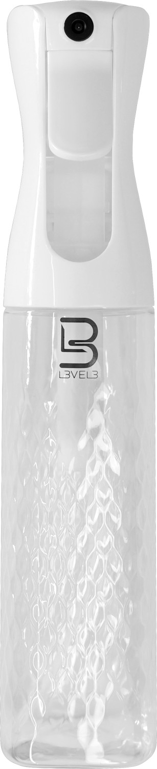 L3VEL3 Beveled Spray Bottle Weiß/Transparent LV30107