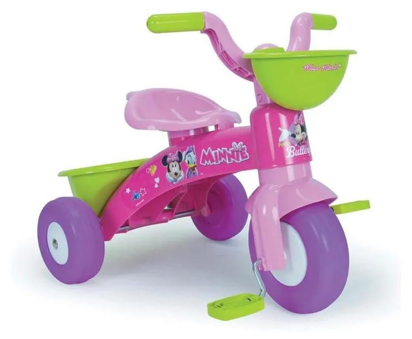Mandelli Driewieler voor kinderen, roze, met Mickey Mouse thema