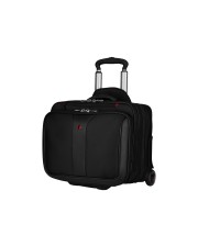 Wenger PATRIOT Comp-U-Roller Notebook-Tasche 43 cm 17" Schwarz mit 15.4" Laptop Case (600662)