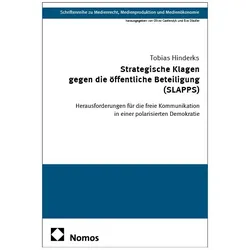 Strategische Klagen gegen die öffentliche Beteiligung (SLAPPS), Fachbücher von Tobias Hinderks