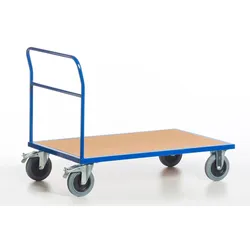 Rollcart Schiebebügelwagen 02-5995, Ladefläche 850x500mm, Tragkraft: 500 kg, blau