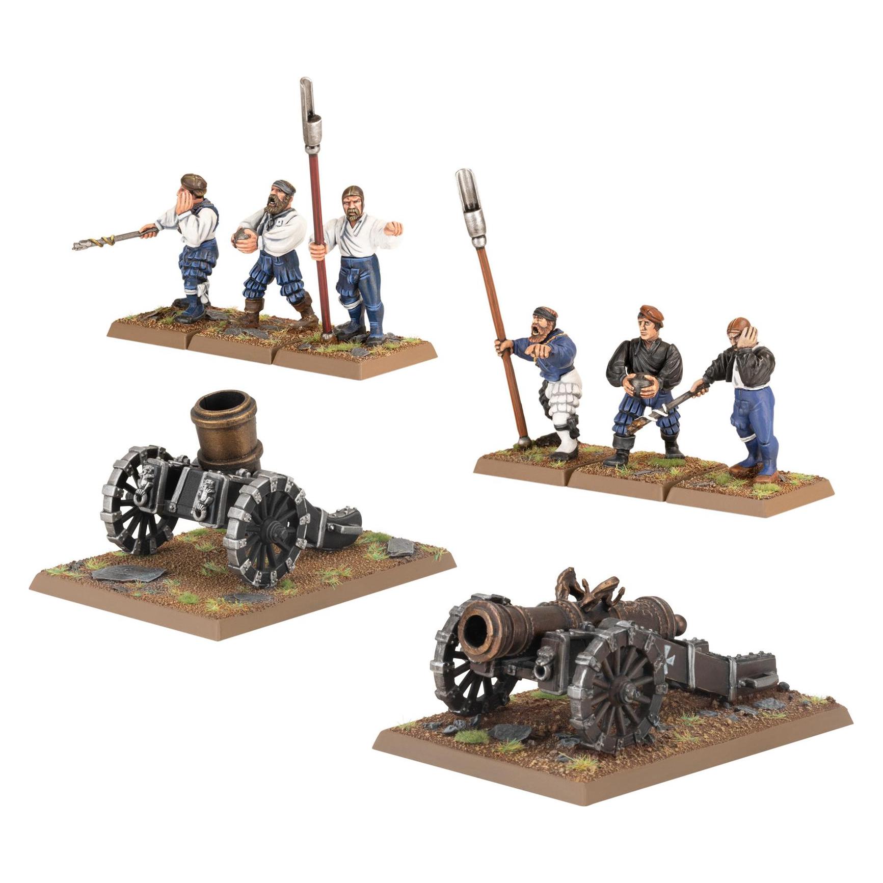 Games Workshop Warhammer ToW - Empire de L'Homme : Canons et Mortiers de L'Empire (Kunststoff) (06-108)