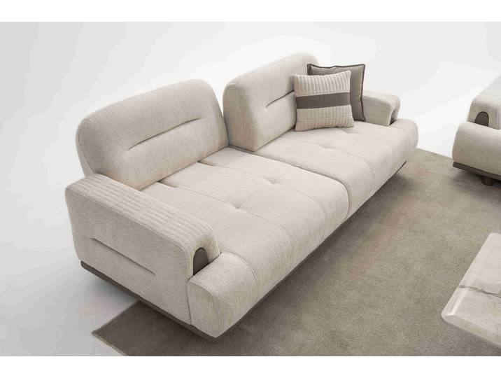 Villa Möbel Sofa Grandeur, Sofa 1 Teile, 3-Sitzer Sofa für gemütliche Stunden im Wohnzimmer